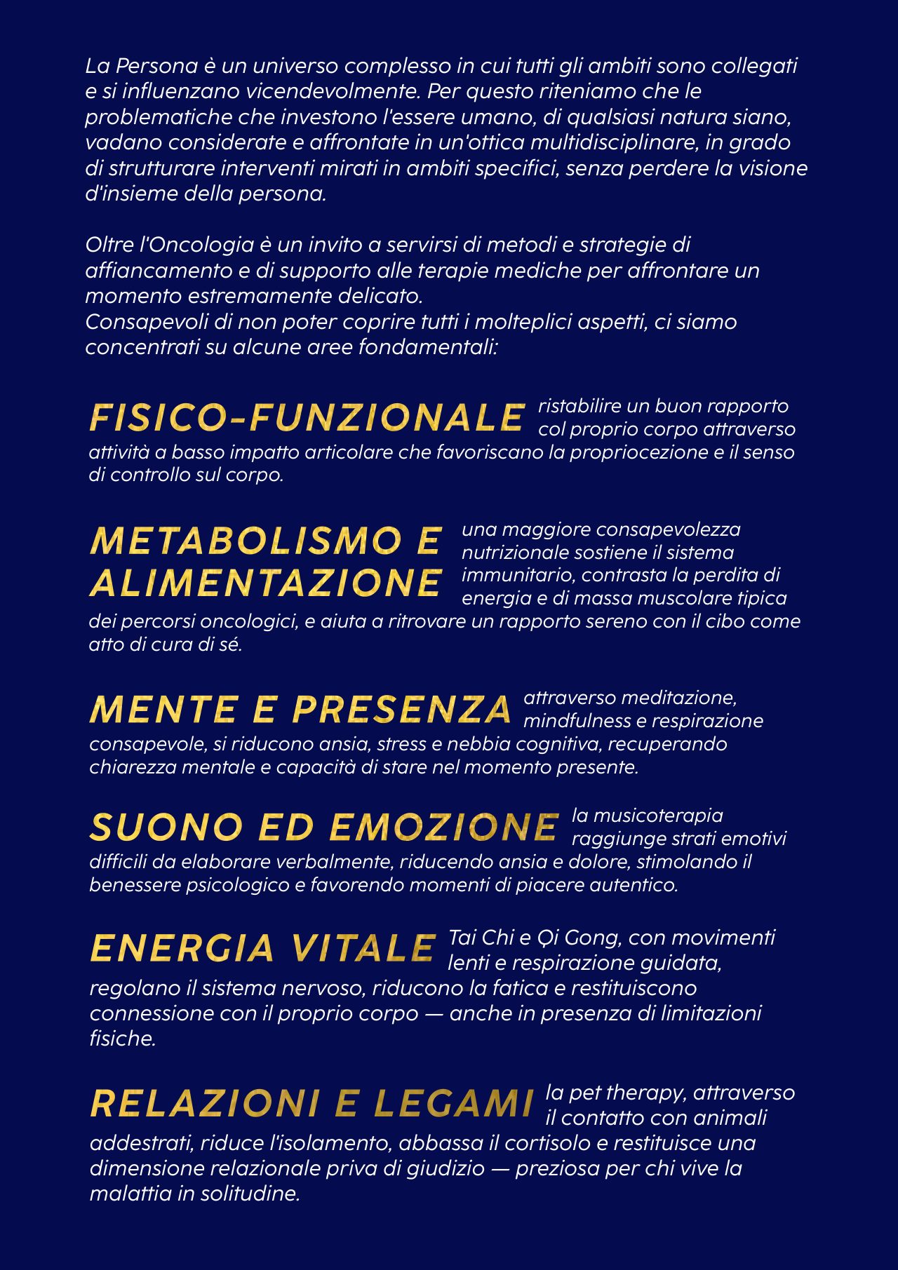 Oltre l'oncologia, pagina 2 di 4